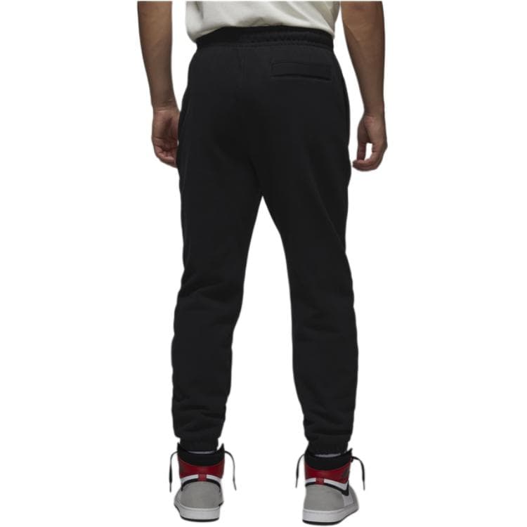 Штаны Jordan Flight Fleece Повседневные Брюки Мужские Черные - изображение 4