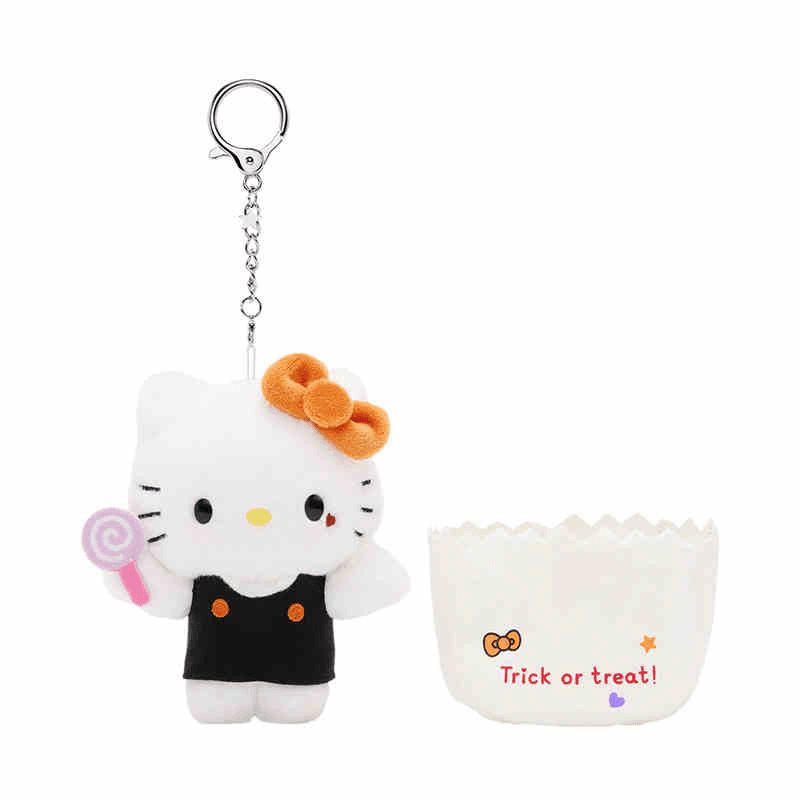 Sanrio Милый стиль Призрак Hello Kitty Куклы Плюшевый Украшение 12 см Длина тела - изображение 1