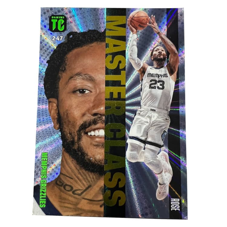 Коллекционные карточки PANINI Grizzlies Деррик Роуз Windy Городской Розовый Рефракция TC Коллекция Игрок Карточки RARE Спортивные Карты 1 шт - изображение 1