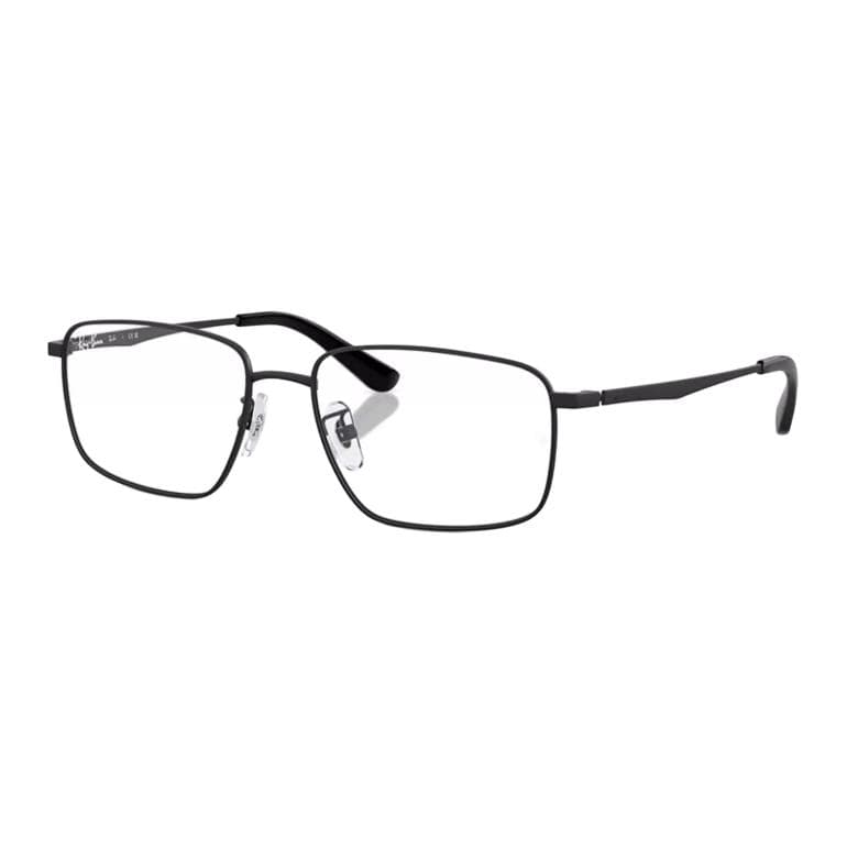 Оправа RayBan Сплав Металл Прямоугольные Оправы для Очков Унисекс Черные - изображение 1
