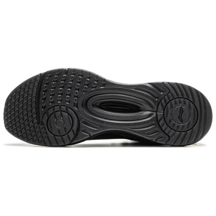 Кроссовки для бега Li-Ning LINING Cloud Универсальный модный тренд удобный с флисовой подкладкой амортизация износостойкий низкие кроссовки мужской черный - изображение 5