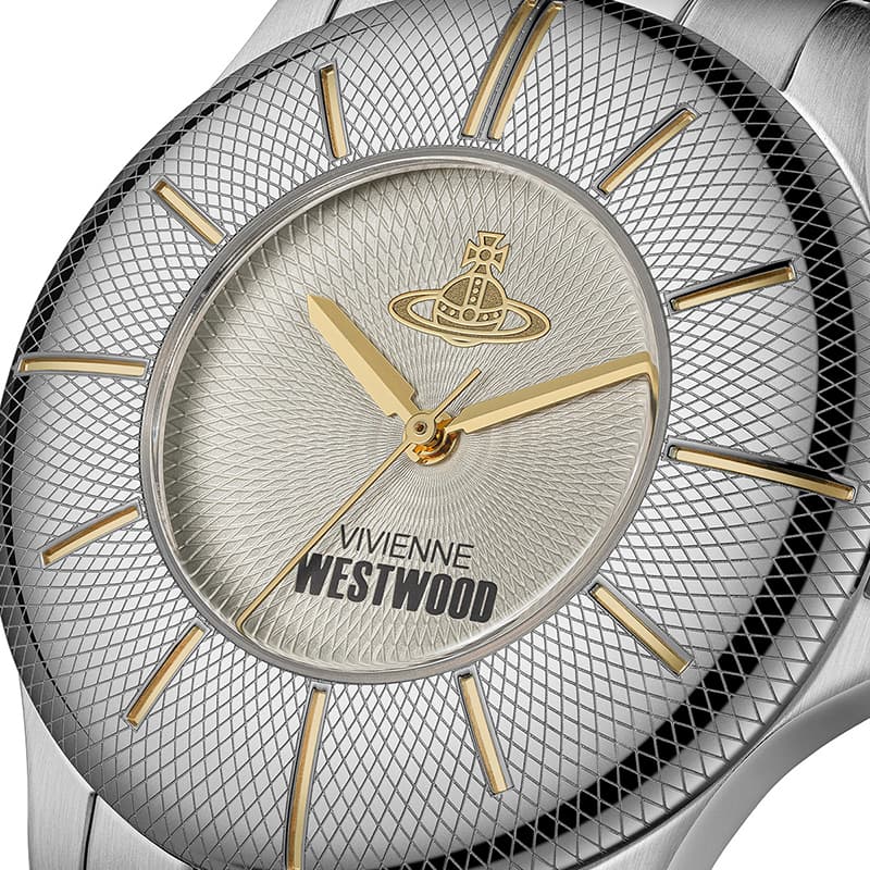 Механические часы Vivienne Westwood Часы с ремешком на запястье кварцевый механизм нержавеющая сталь ремешок 37 мм серебристый циферблат - изображение 5