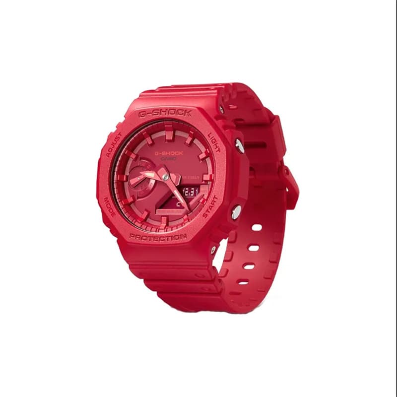 Часы G-SHOCK Iron Man Color Waterproof Octagon Coast Quartz Mechanism Unisex Red Dial - изображение 2