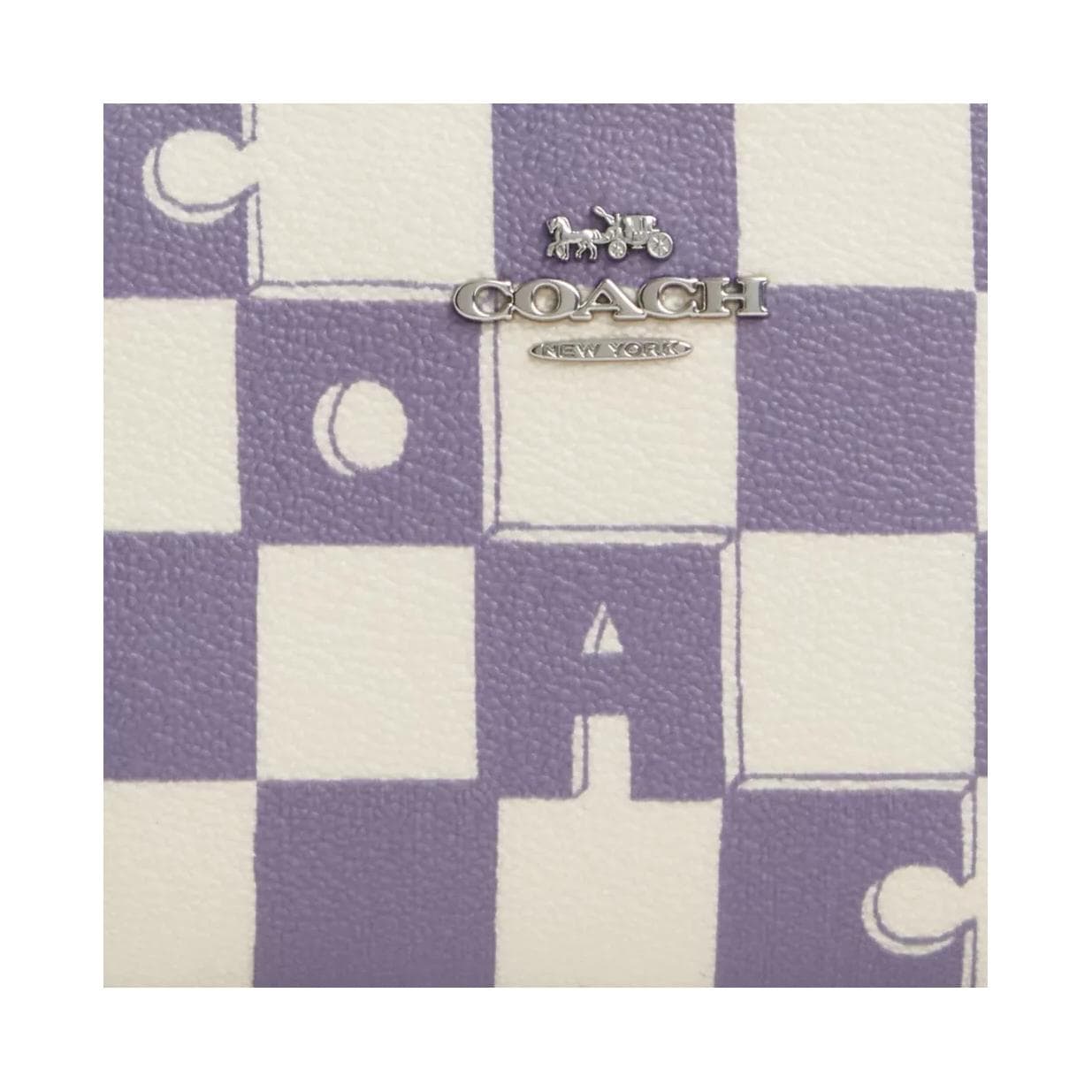 Кошелек COACH Snap 10 Wallet Light Purple - изображение 3