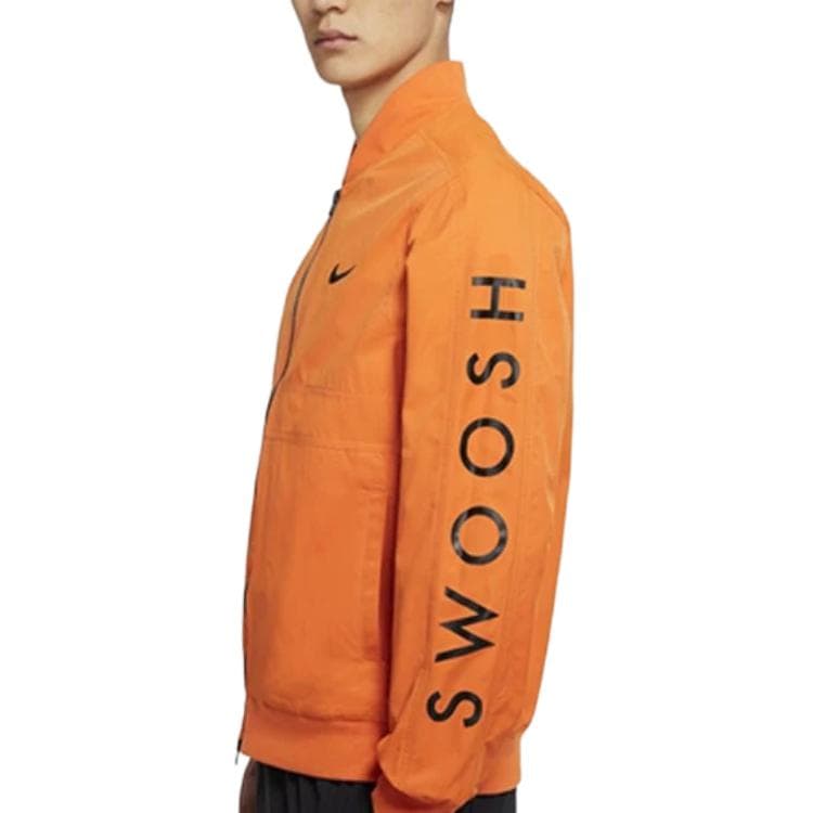Куртка Nike Sportswear Swoosh Orange Jacket - изображение 4