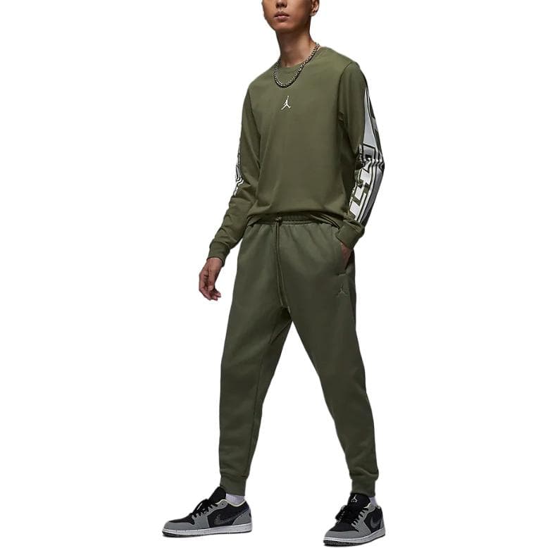 Штаны Jordan MVP FW24 Повседневные Штаны Мужские Средний Оливковый Зеленый - изображение 3