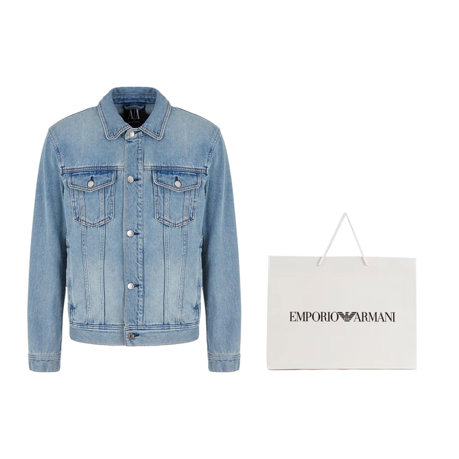 Джинсовая куртка ARMANI EXCHANGE SS24 - изображение 5