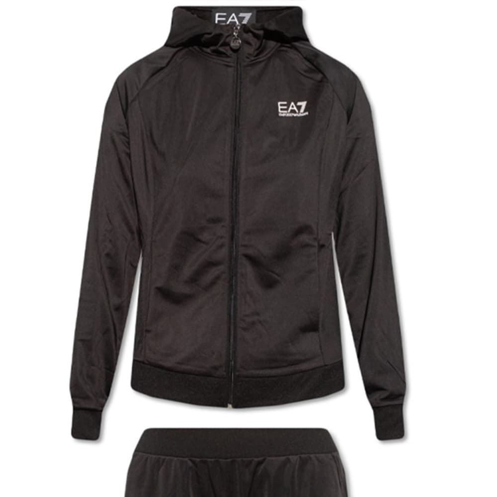 EMPORIO ARMANI EA7 SS23 Повседневный костюм женский черный - изображение 2