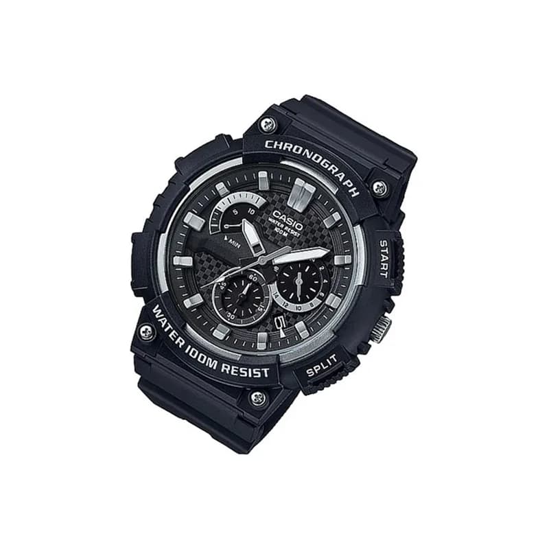 Часы CASIO Кварцевый механизм Часы Мужские Черный циферблат - изображение 2
