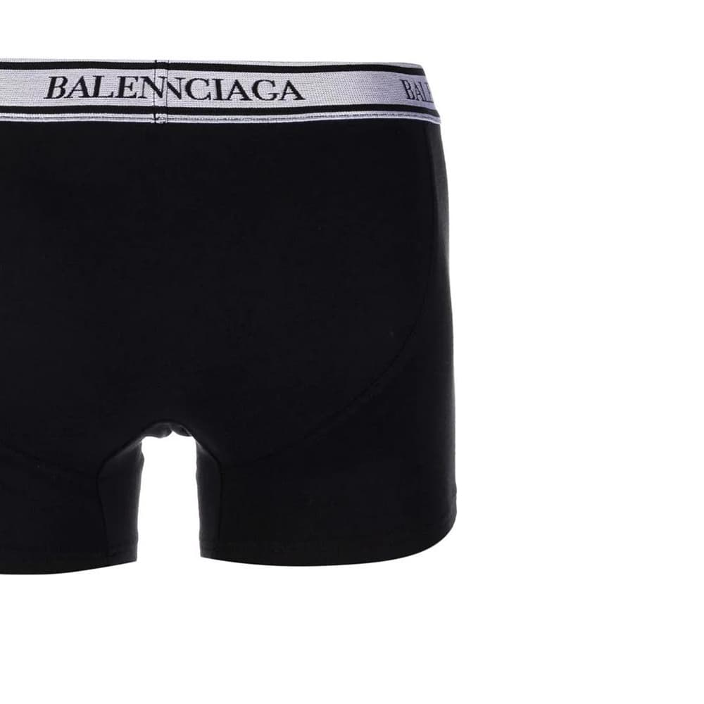 Трусы Balenciaga SS22 Logo Boxer Briefs Black - изображение 5