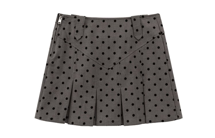 Юбка CHUU Carbon Gray Женская Повседневная Короткая Юбка - изображение 2