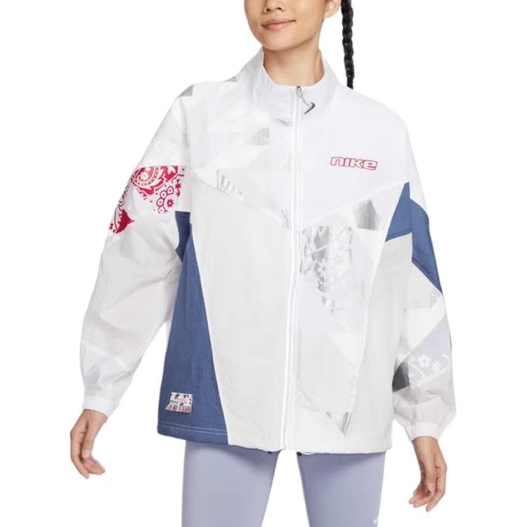 Куртка Nike Сливочный Женские Куртки - изображение 4