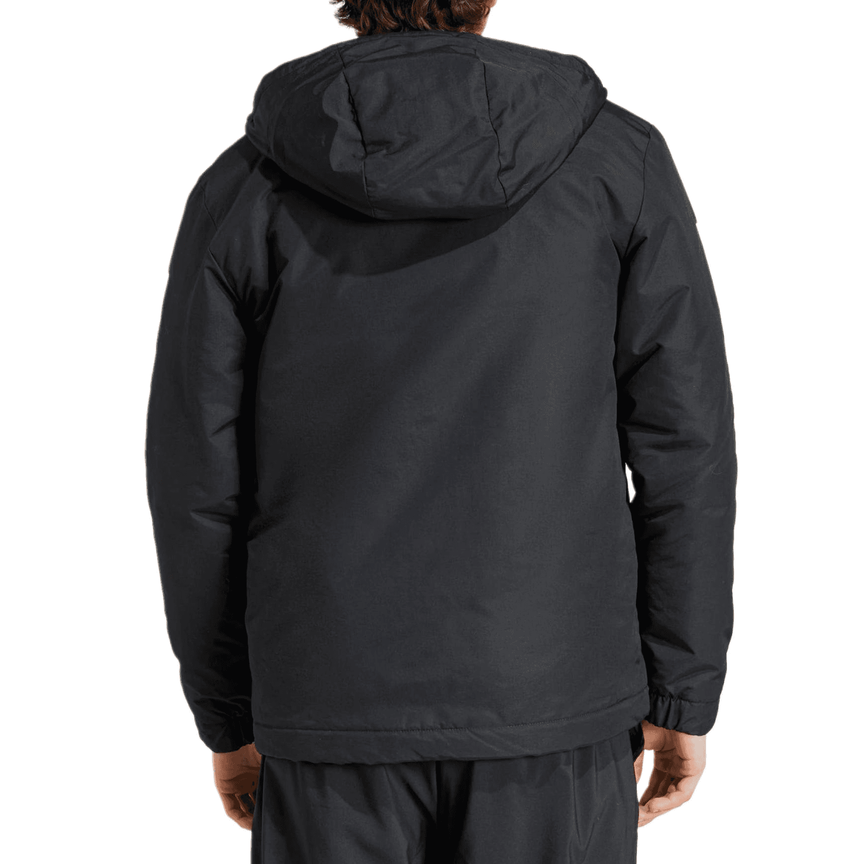 Зимняя куртка пуховик Adidas 3 Stripes Пуховая куртка Мужская Черная - изображение 4
