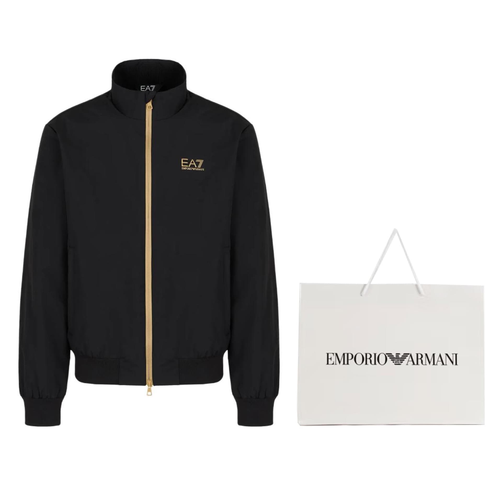 Зимняя куртка пуховик EMPORIO ARMANI EA7 FW24 Хлопковый пуховик Мужской Черный - изображение 6