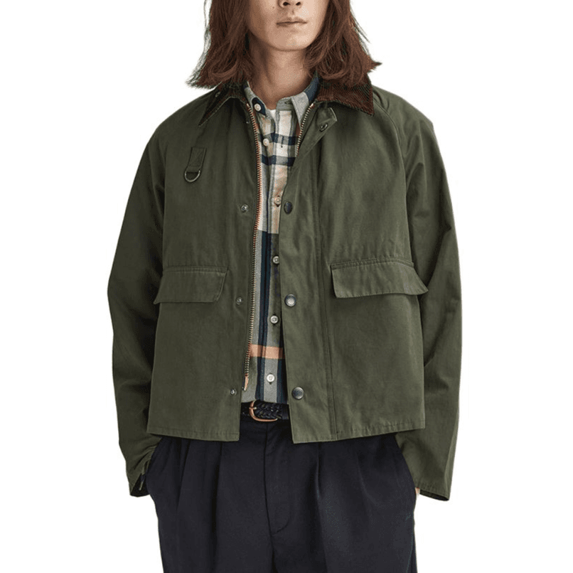 Куртка Barbour FW24 Куртки и Пальто Унисекс Шалфейный Зеленый - изображение 2