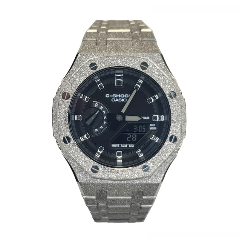 Часы CASIO GA-2100-1A1 Frost Silver Steel - изображение 1