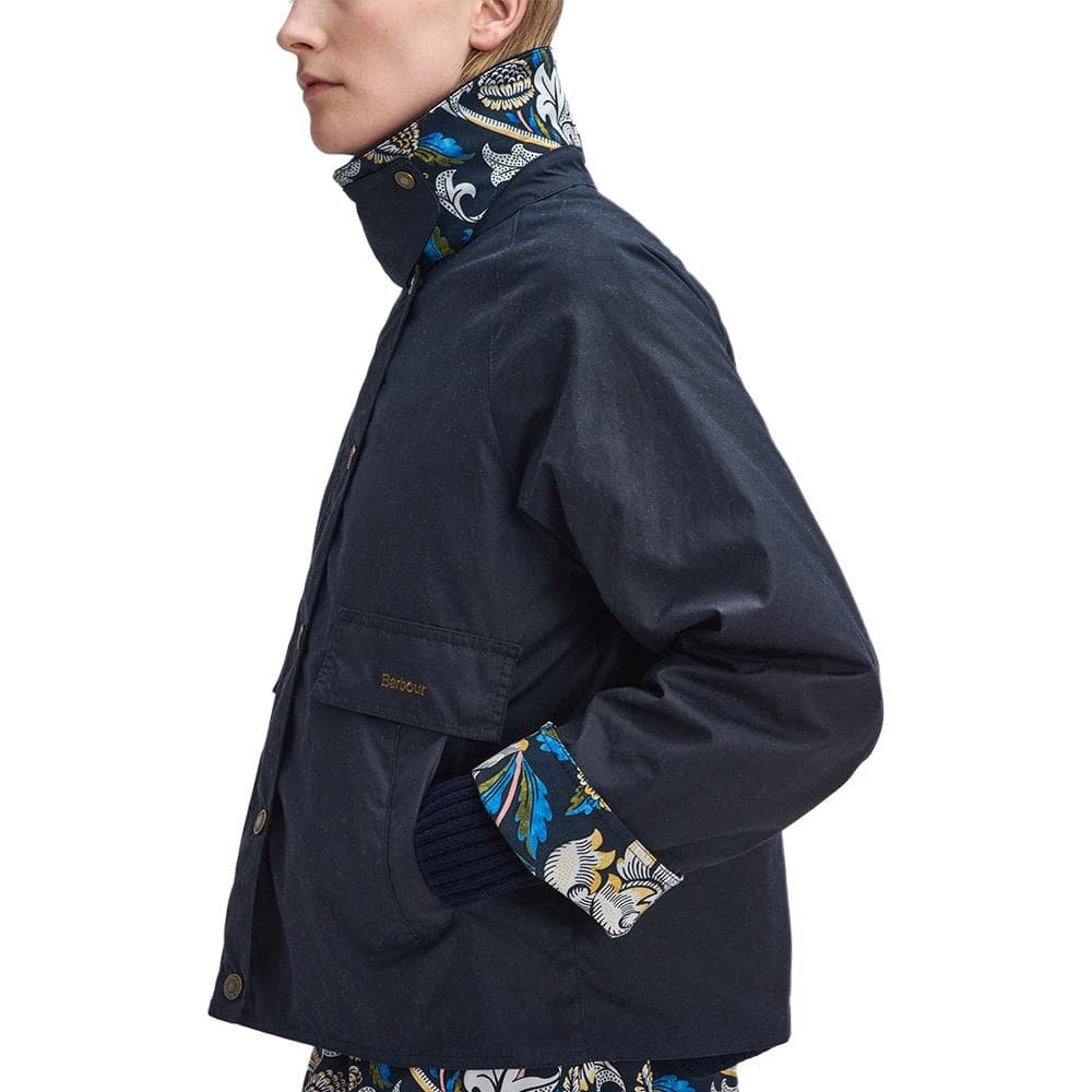 Куртка Barbour x William Morris FW24 Куртки и Пальто Женские Темно-синий - изображение 5