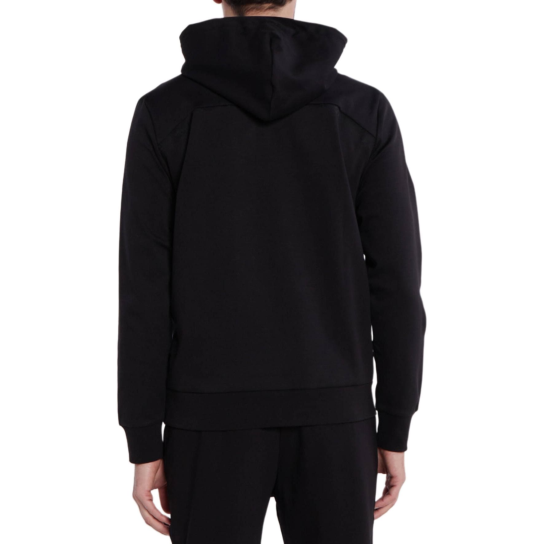 Худи HUGO BOSS SS24 Мужская черная толстовка с капюшоном и шнурком - изображение 2