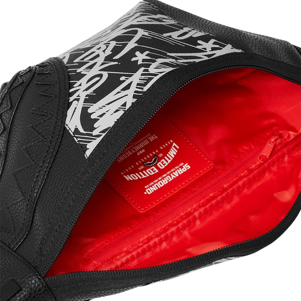 Поясная сумка SPRAYGROUND PVC Поясная сумка (бандана) Унисекс Черный - изображение 4