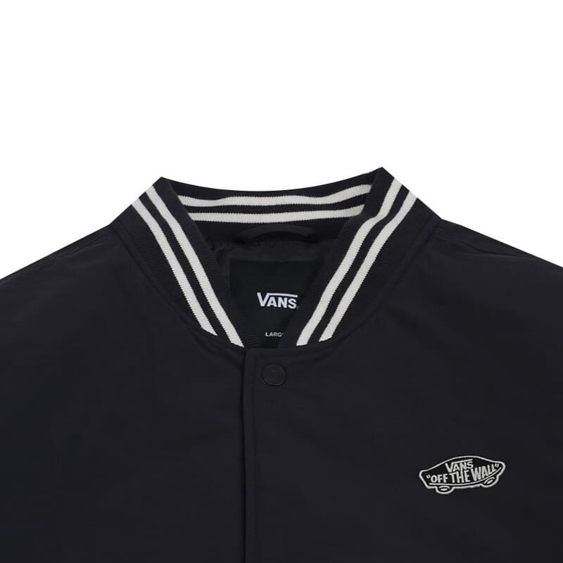 Зимняя куртка пуховик Vans Logo Baseball Jacket - изображение 5