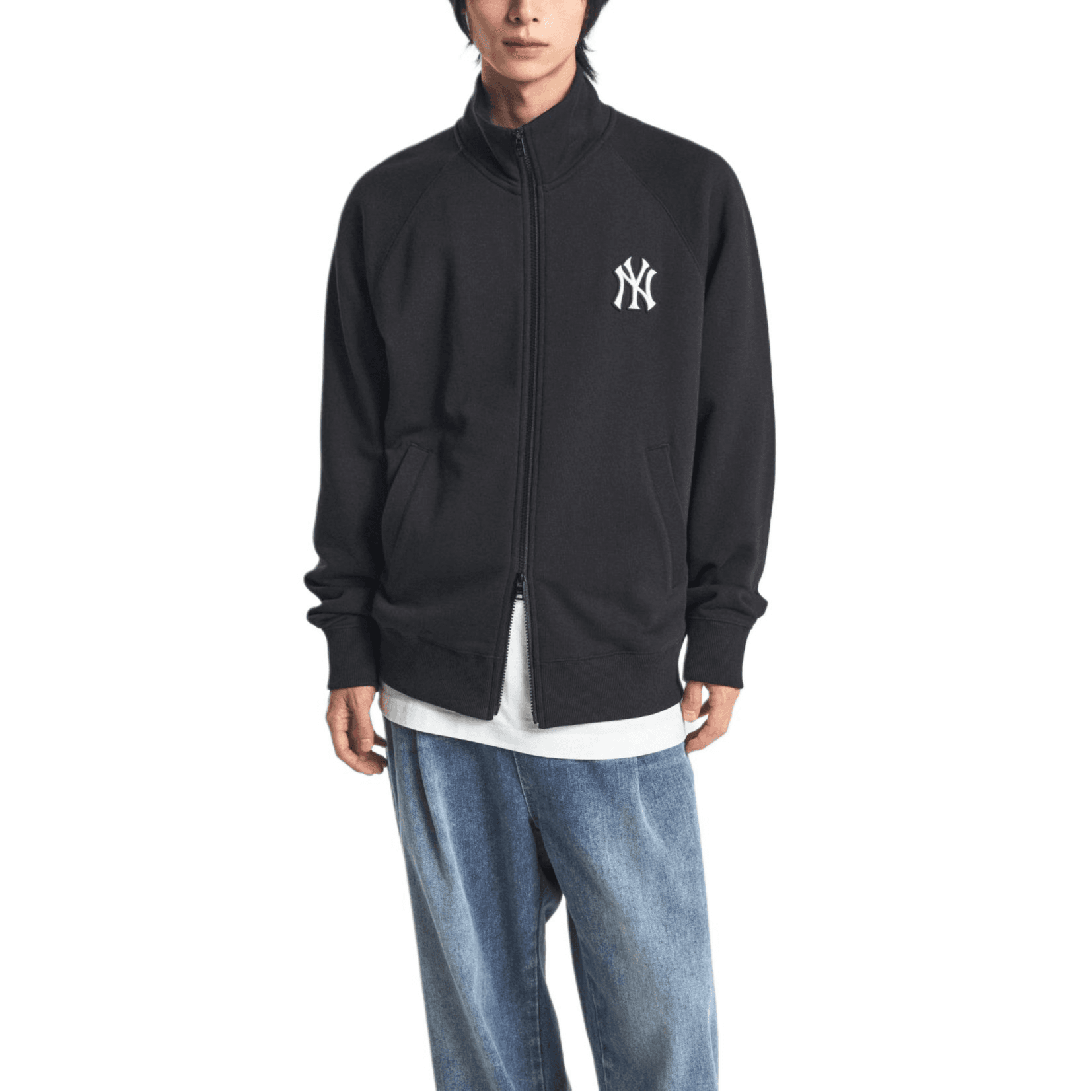 Куртка mlb Basic Collection New York Yankees Куртки Пальто Унисекс Черный - изображение 3