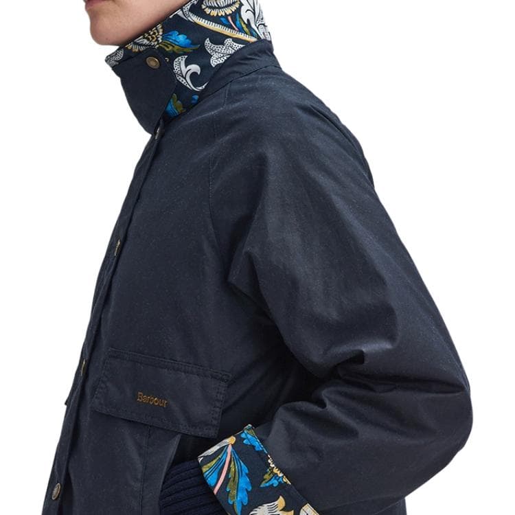 Куртка Barbour x William Morris FW24 Куртки и Пальто Женские Темно-синий - изображение 6
