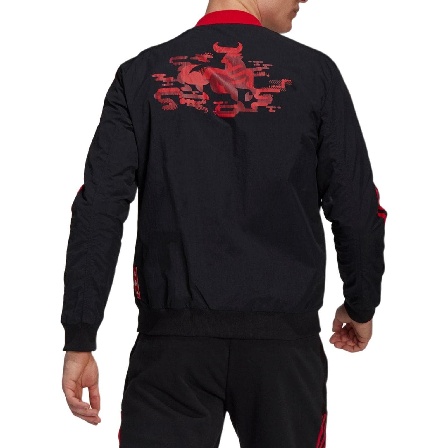 Куртка adidas Fcb Cny Bomber - изображение 4