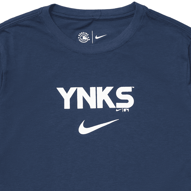 Кофта Nike x MLB Logo Sweatshirt Kids Navy - изображение 3