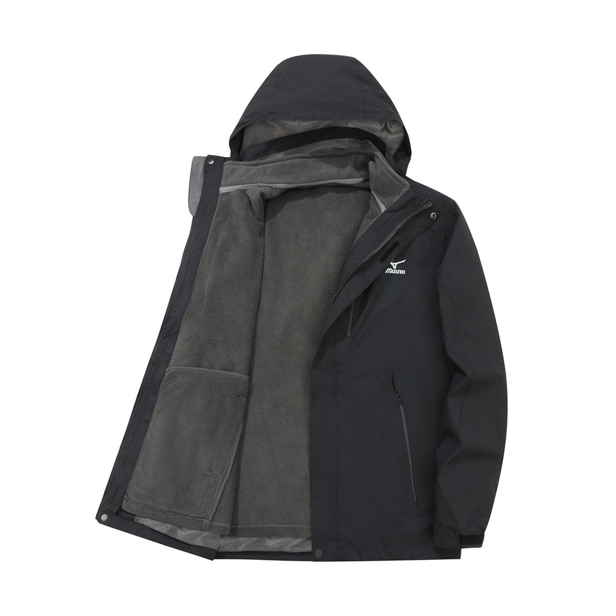 Демисезонная куртка Mizuno Logo - изображение 3