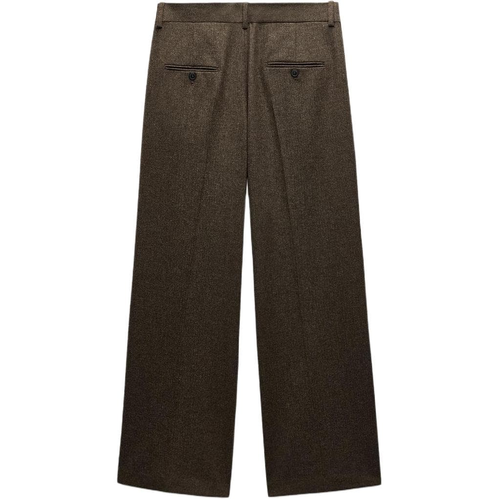 Штаны ZARA ZW Повседневные брюки женские коричневые - изображение 2