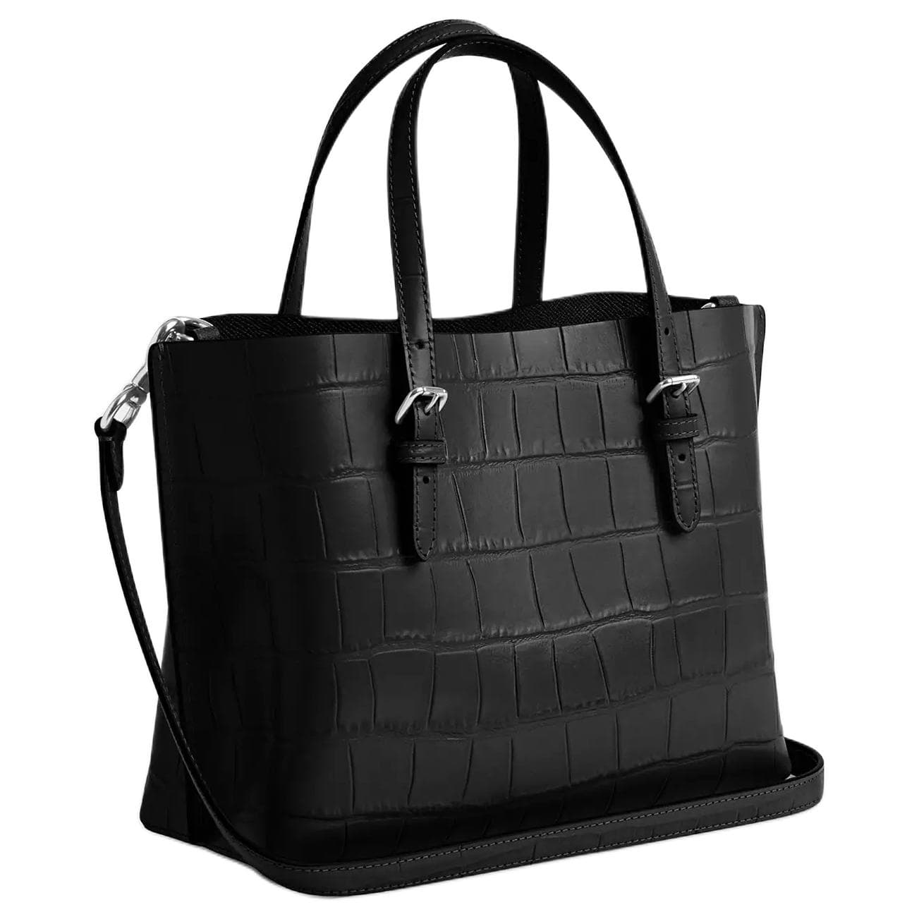 Сумка Coach Mollie Кожа Тоут Через плечо Сумки Средний Женские Черный - изображение 2