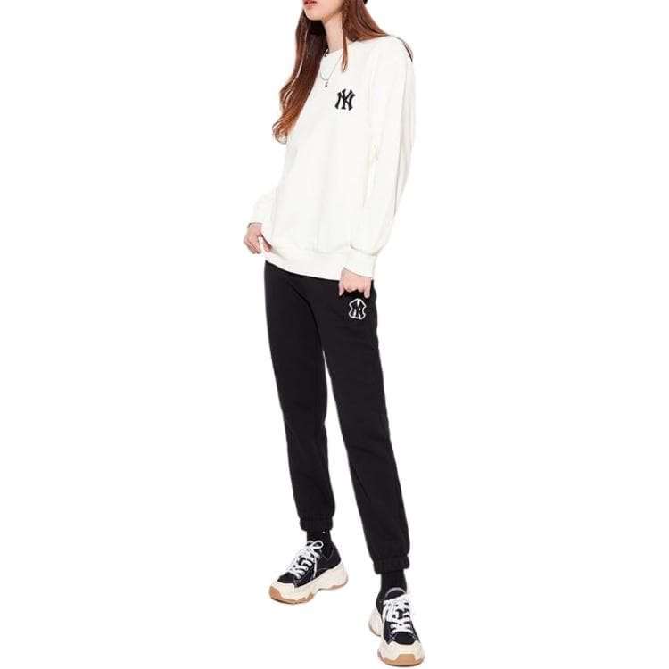 Кофта MLB Yankees Gradient Logo Crewneck Sweatshirt White - изображение 3