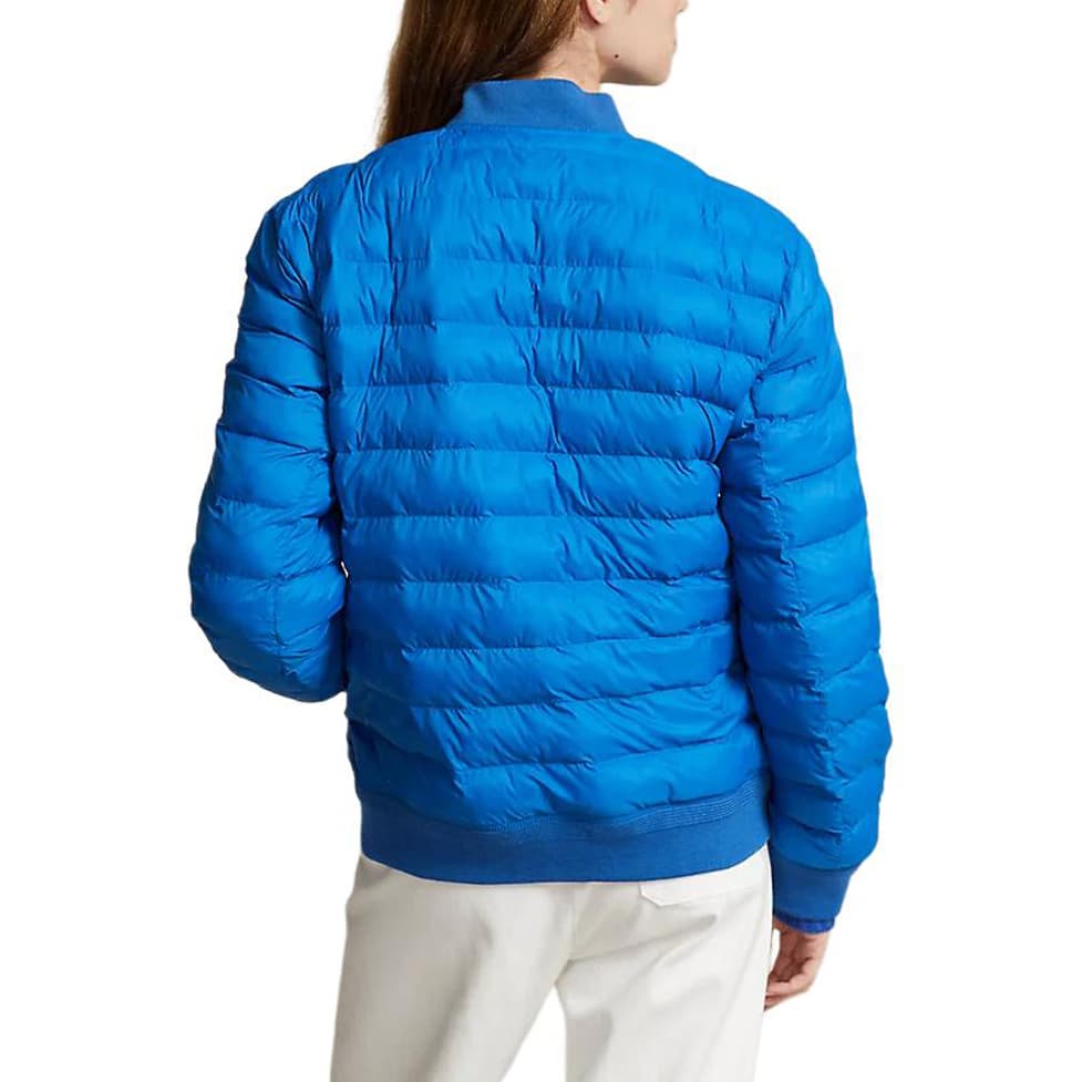 Polo Ralph Lauren Хлопковый пуховик женский синий - изображение 4