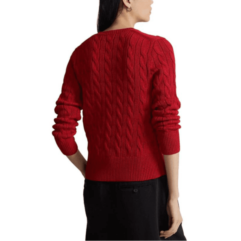 Кофта Polo Ralph Lauren SS23 Трикотаж Стандартный Размер Женский Красный - изображение 3