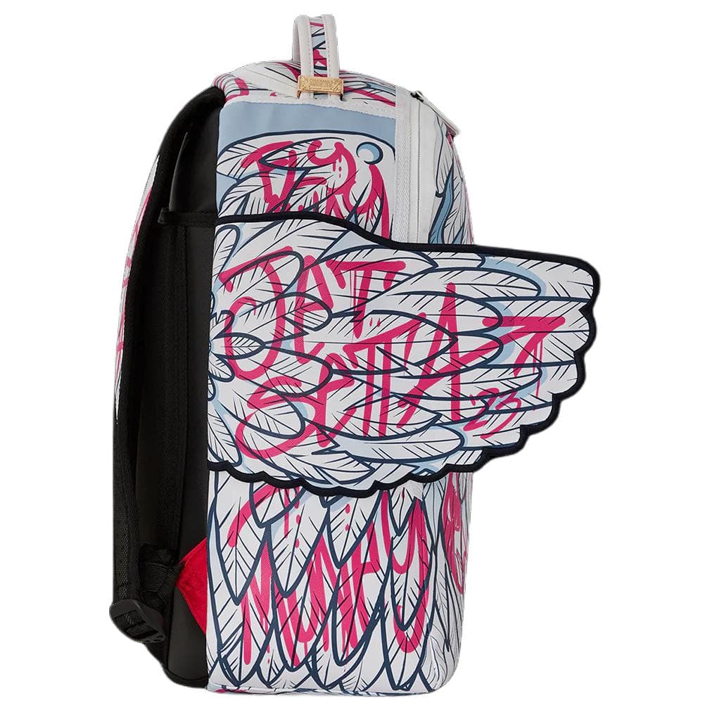 Рюкзак SPRAYGROUND Искусственная кожа Рюкзаки Унисекс Белый красный - изображение 4