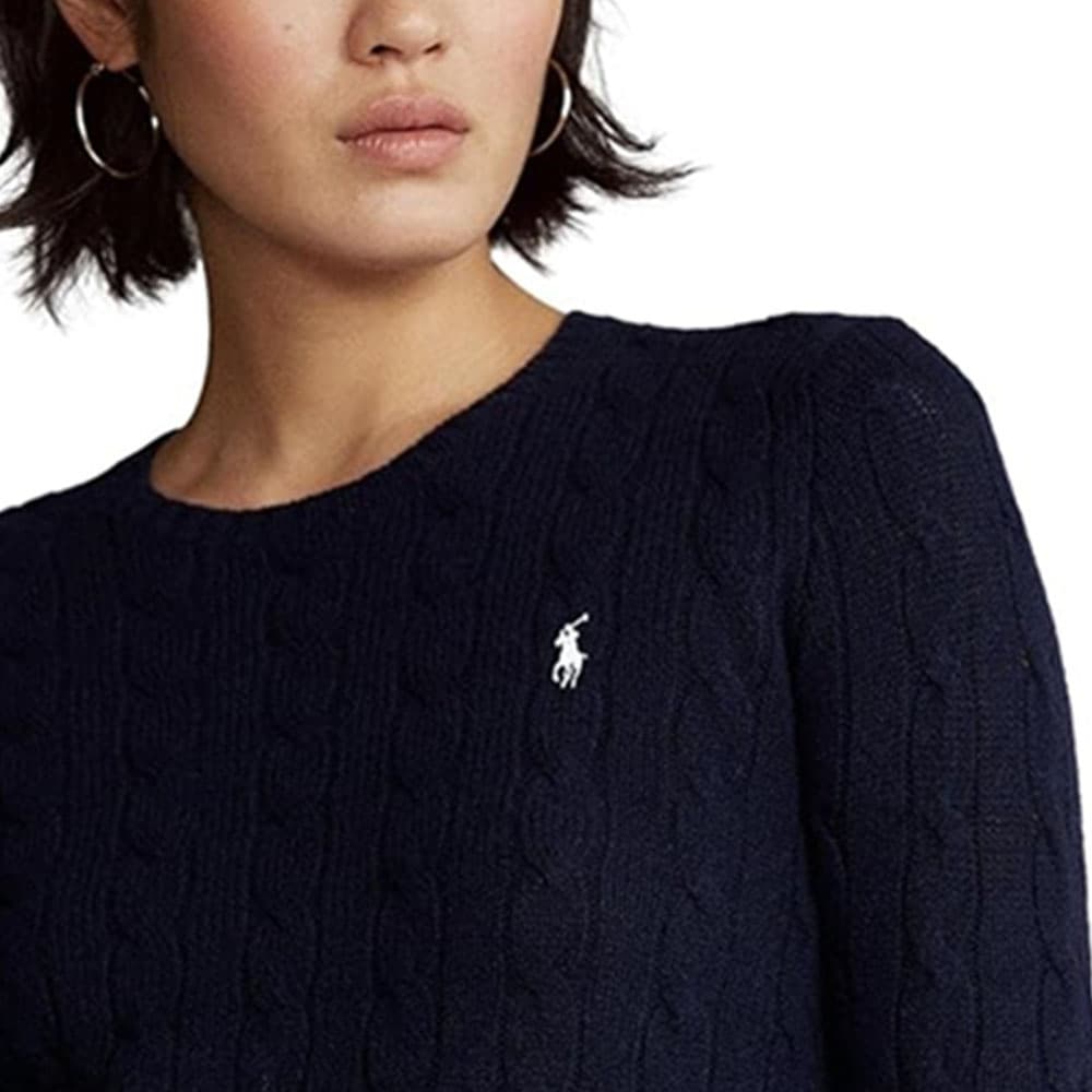 Кардиган Polo Ralph Lauren FW22 Свитер Стандартный размер Женские Морской синий - изображение 4