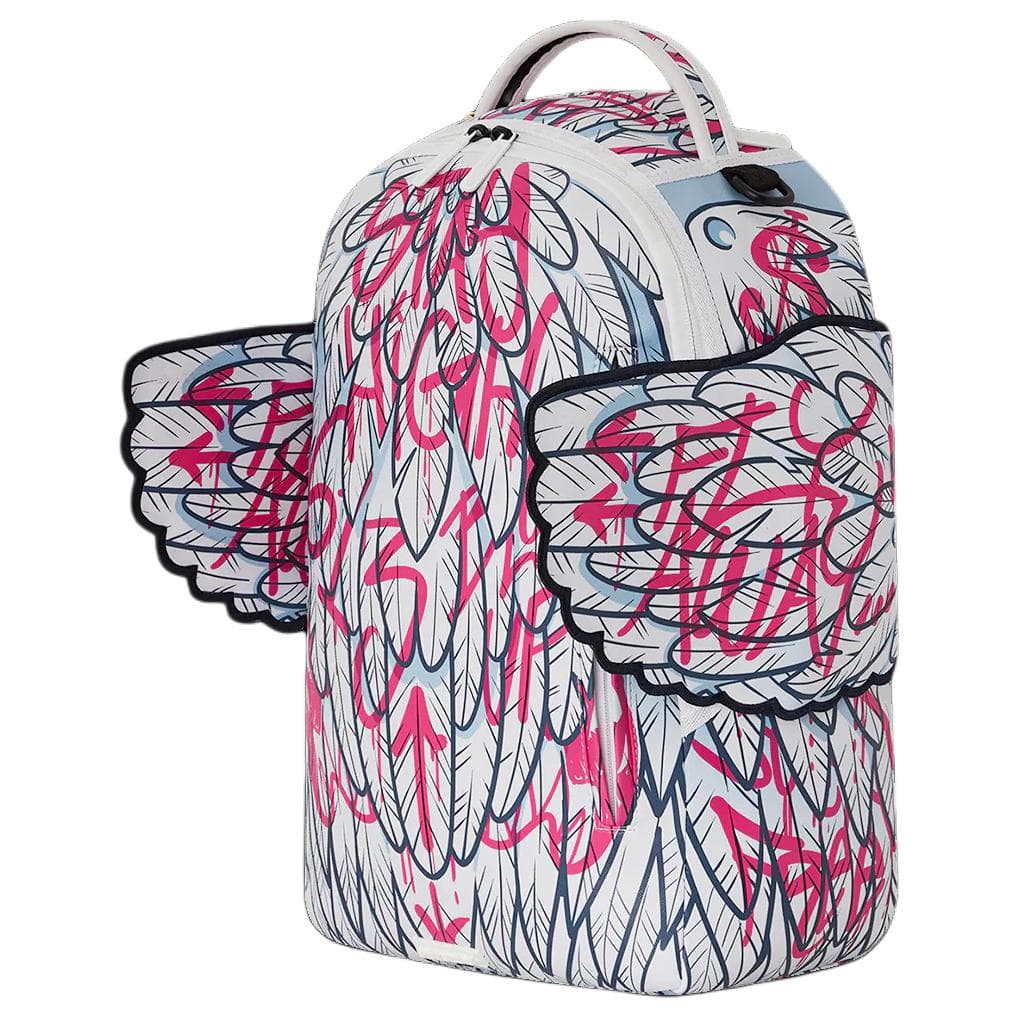 Рюкзак SPRAYGROUND Искусственная кожа Рюкзаки Унисекс Белый красный - изображение 3