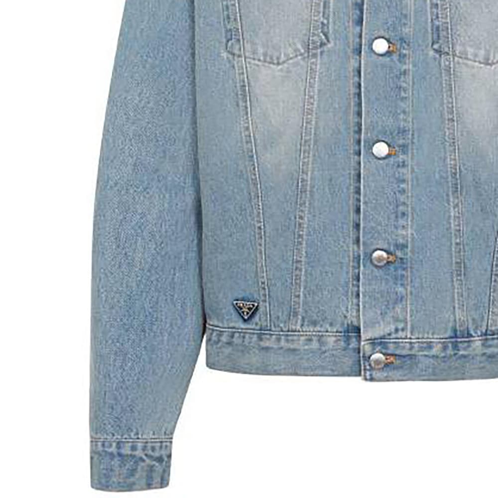 Куртка Prada SS23 Light Blue Jacket - изображение 4