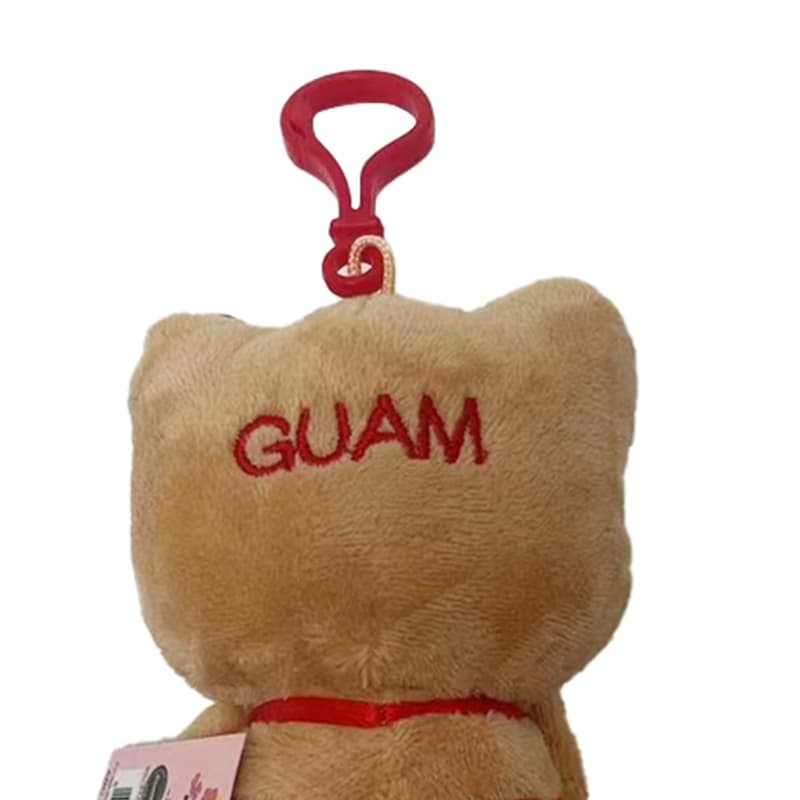 Санрио Hello Kitty GUAM Коллекция Кукла с серфбордом Плюшевый брелок Высота 16 см - изображение 5