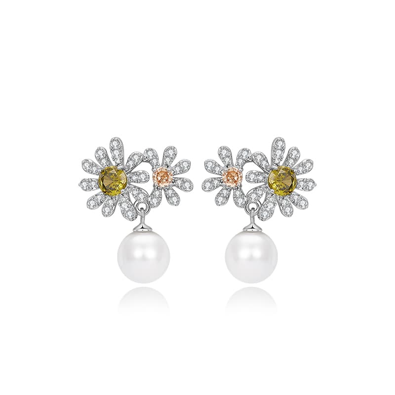 Серьги HMZ Серебряные серьги-гвоздики с иглой из серебра S925 женские - изображение 1