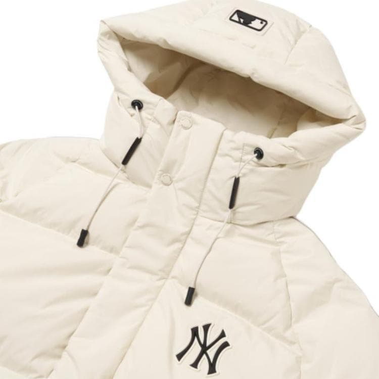 Зимняя куртка MLB Yankees Logo Long Down Jacket White - изображение 2