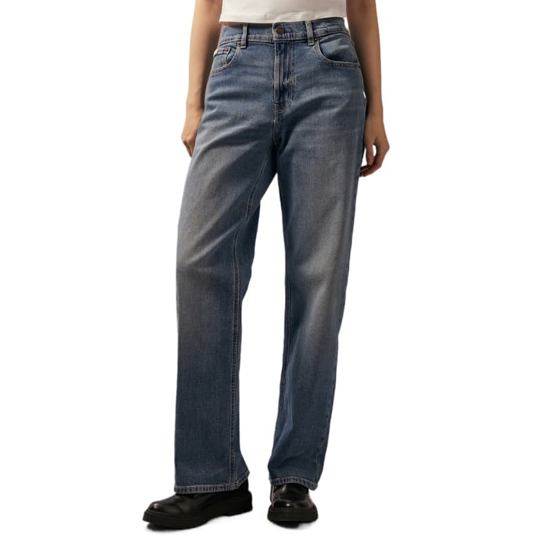 Джинсы Calvin Klein Джинсы Женские Джинсовый Светло-Синий - изображение 3