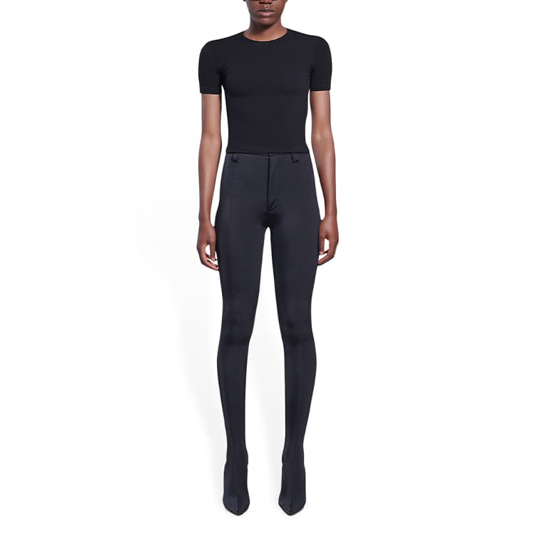 Футболка Balenciaga FW22 Black Tee - изображение 3