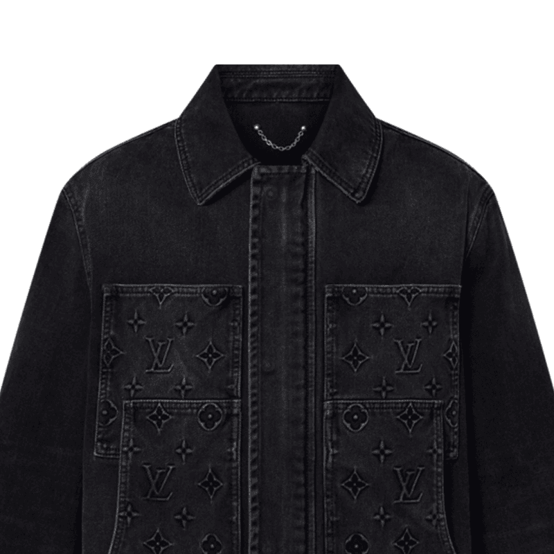 Джинсовая куртка LOUIS VUITTON FW24 Logo - изображение 6