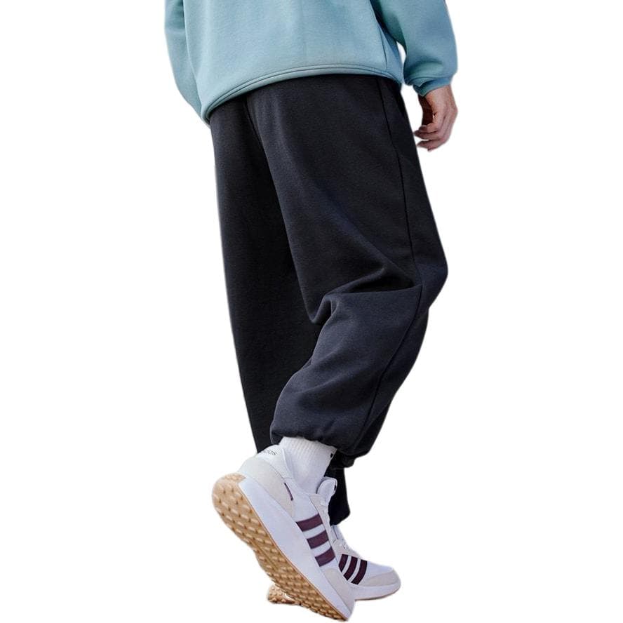 Штаны Adidas Pintuck Французский Тери Комфортные Повседневные Утолщенные и с Флисовой Подкладкой Вязаные Спортивные Штаны - изображение 4