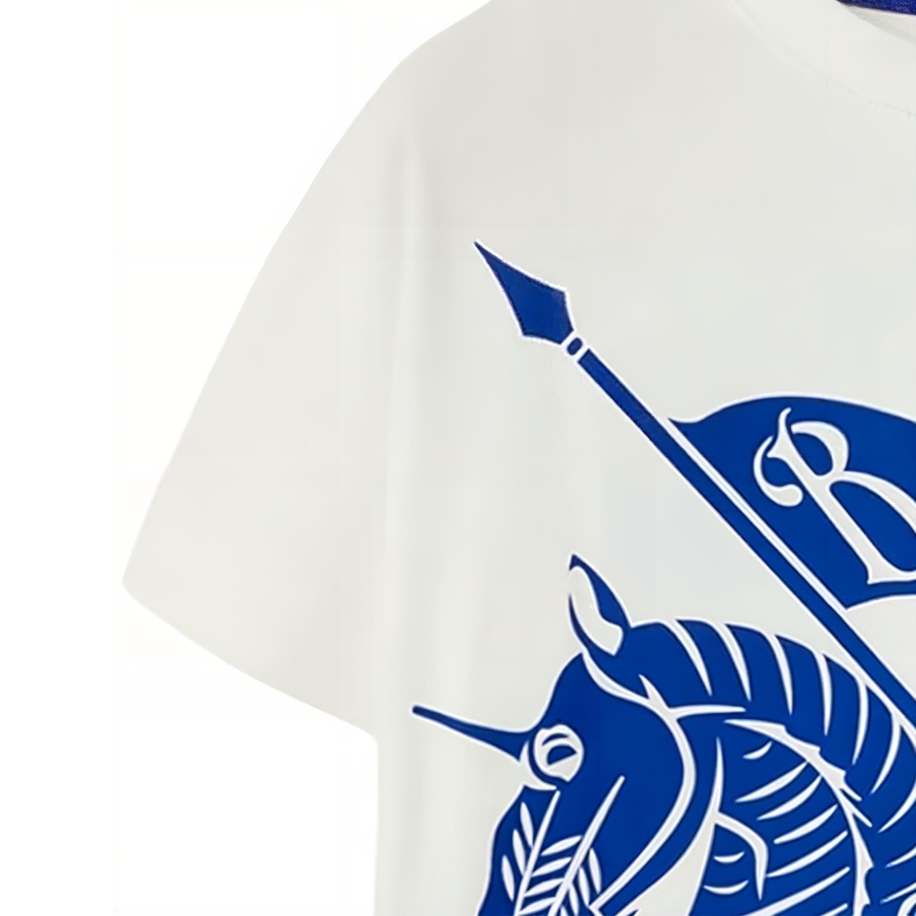 Футболка Burberry Equestrian Print T-Shirt - изображение 6