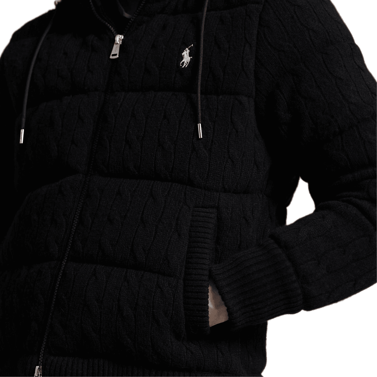 Пуховик Polo Ralph Lauren Пуховик Прямой крой Версия Женская Черный - изображение 5