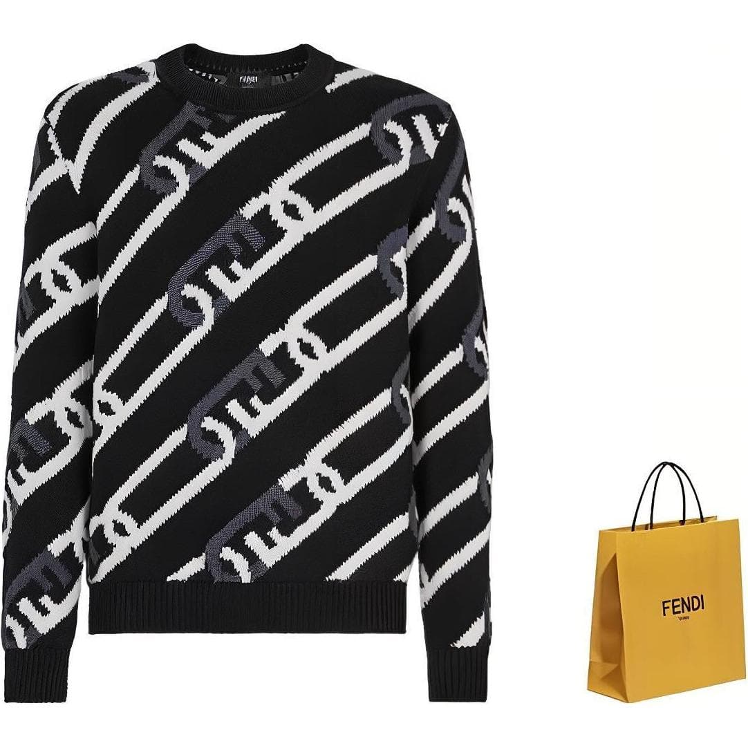 Кофта Fendi Sweater Black — фото 2