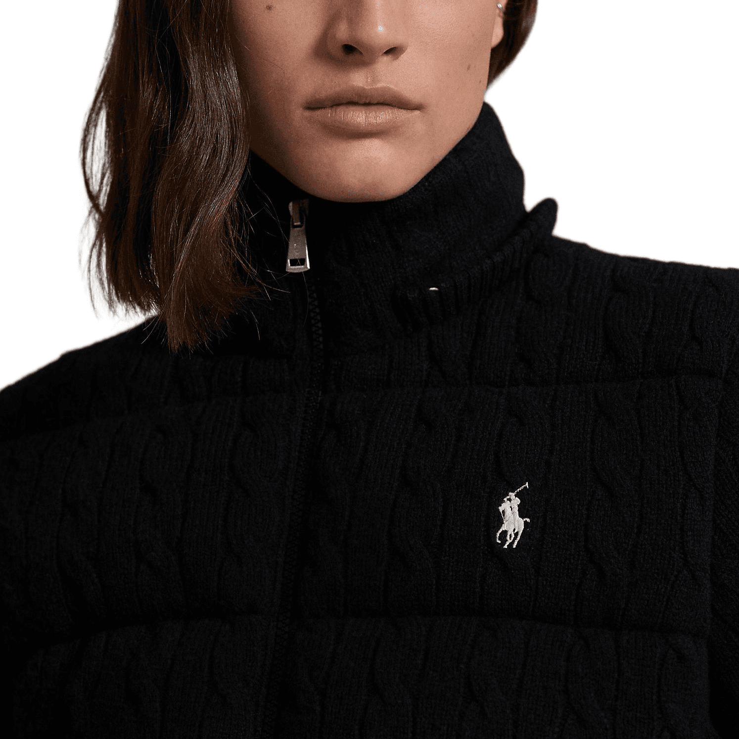 Пуховик Polo Ralph Lauren Пуховик Прямой крой Версия Женская Черный - изображение 6