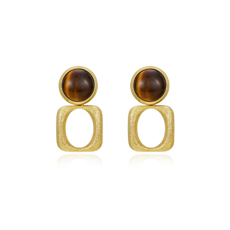 Серьги HMZ Серьги с серебряной иглой из серебра S925 женские - изображение 1
